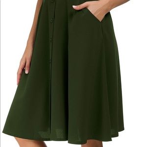 Midi Pleated Skirt